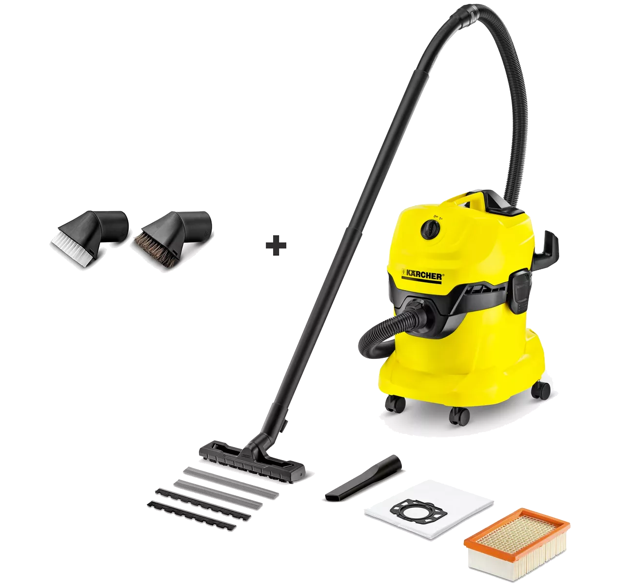 Хозяйственный пылесос KARCHER WD 4 (9.611-416.0) Хозяйственный пылесос KARCHER WD 4 (9.611-416.0)