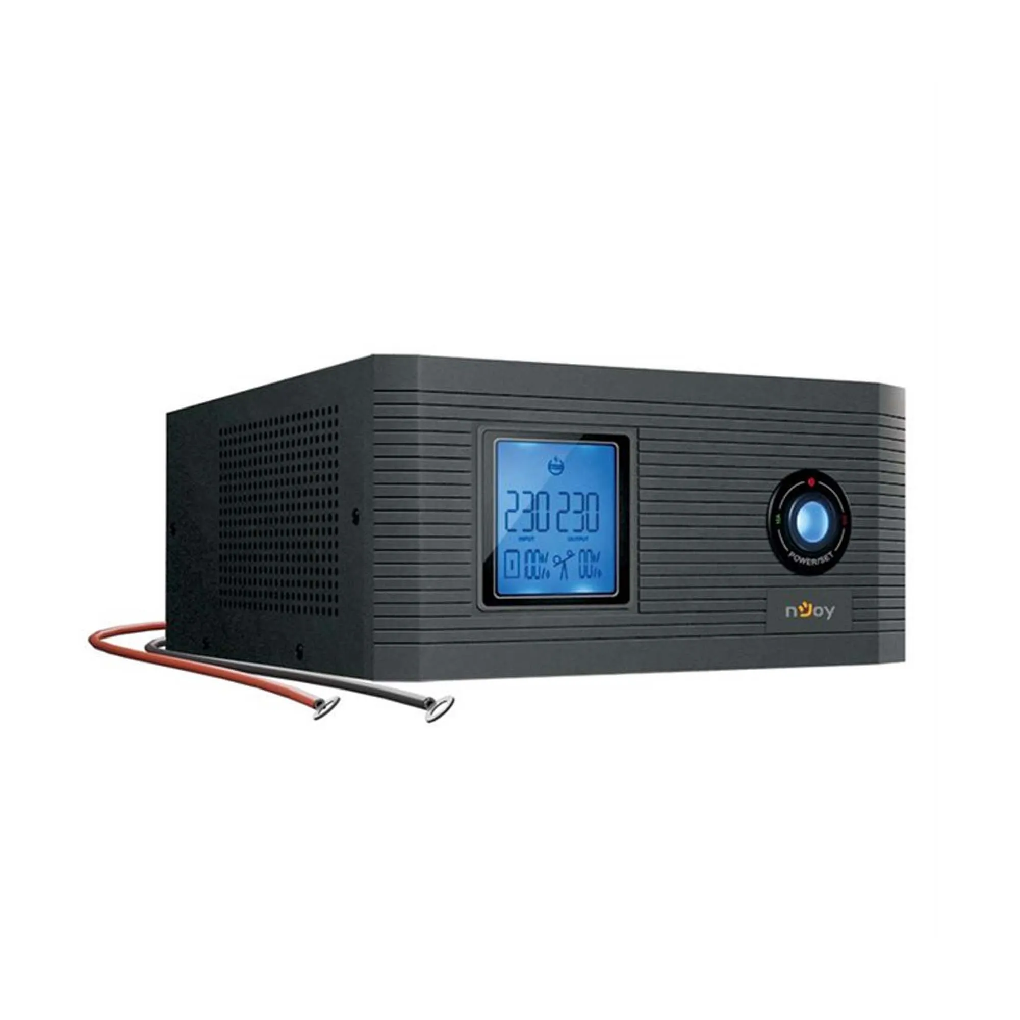 ИБП NJOY Aira 1200 (UPCSTLP812HAICP01B), Lin.int., 2 x Schuko, LCD, пластик под наружный АКБ 40-200аг (Aira 1200) ИБП NJOY Aira 1200 (UPCSTLP812HAICP01B), Lin.int., 2 x Schuko, LCD, пластик под наружный АКБ 40-200аг (Aira 1200)