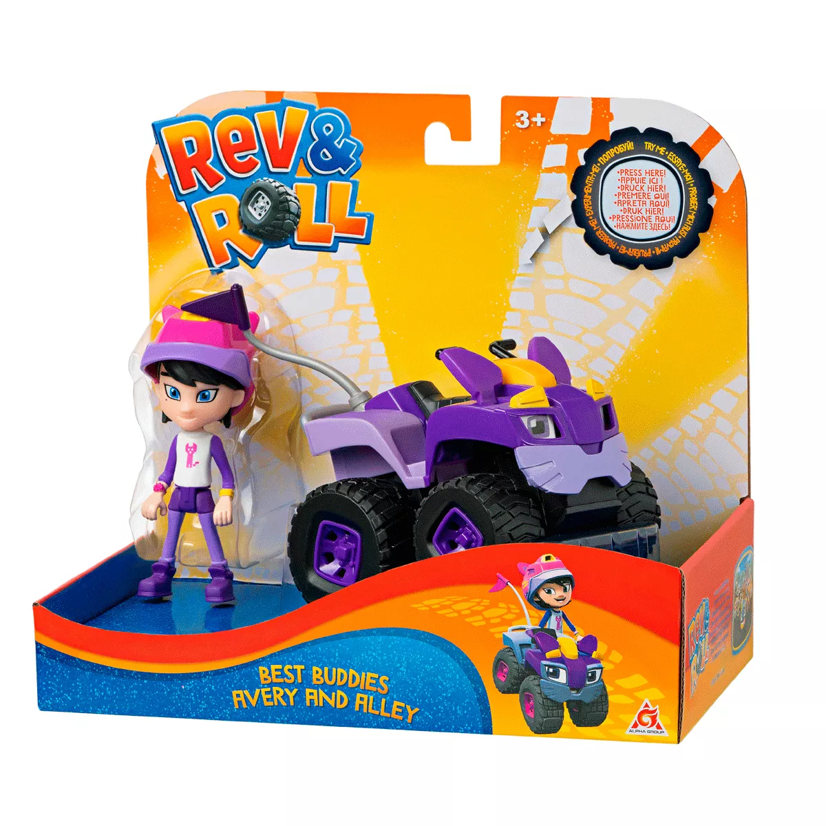 Игровой набор Rev&Roll Рев и Рамбл Best Buddies Эйвери и Элли (EU881720) Игровой набор Rev&Roll Рев и Рамбл Best Buddies Эйвери и Элли (EU881720)