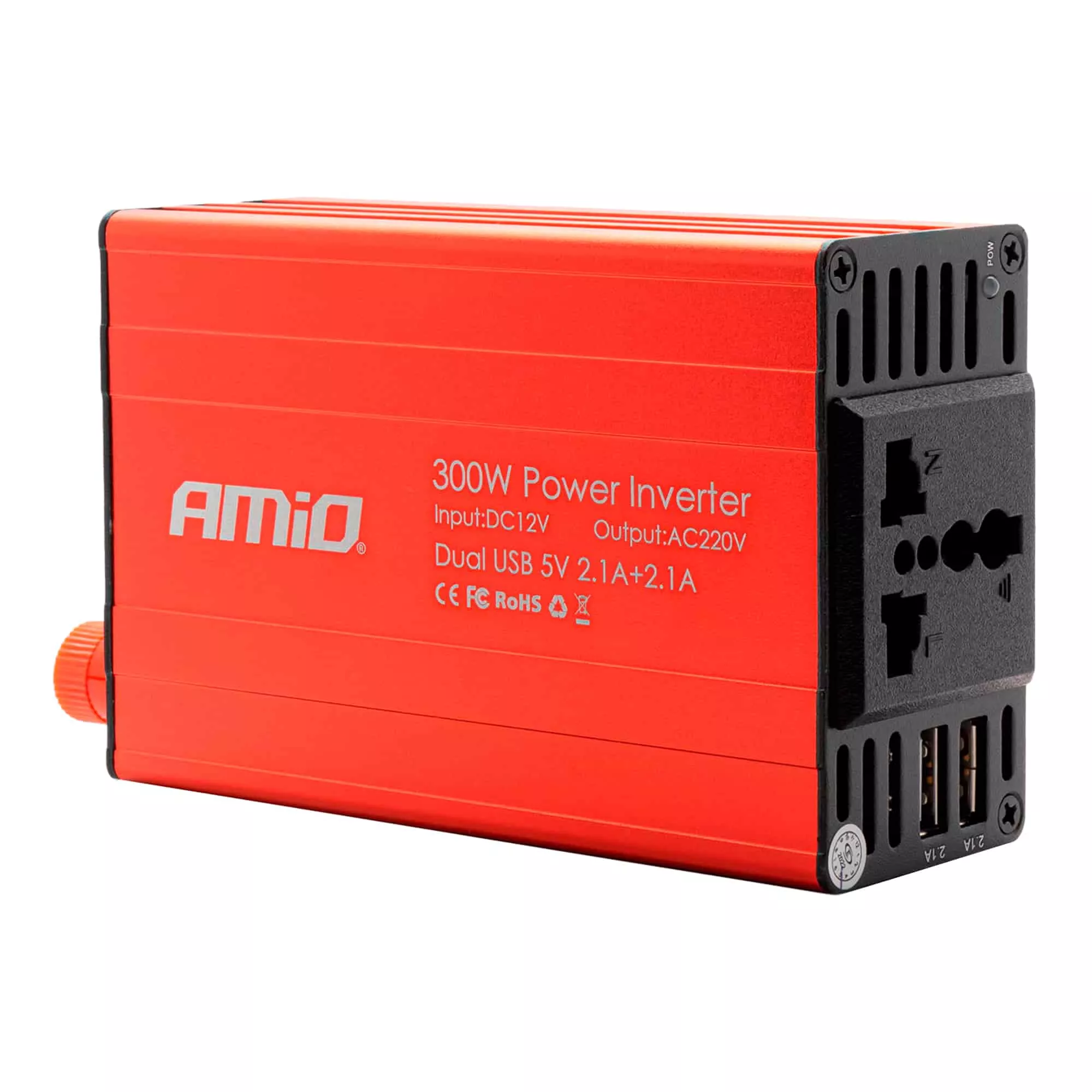 Инвертор AMiO PI03 300W 12V/220V (02470)