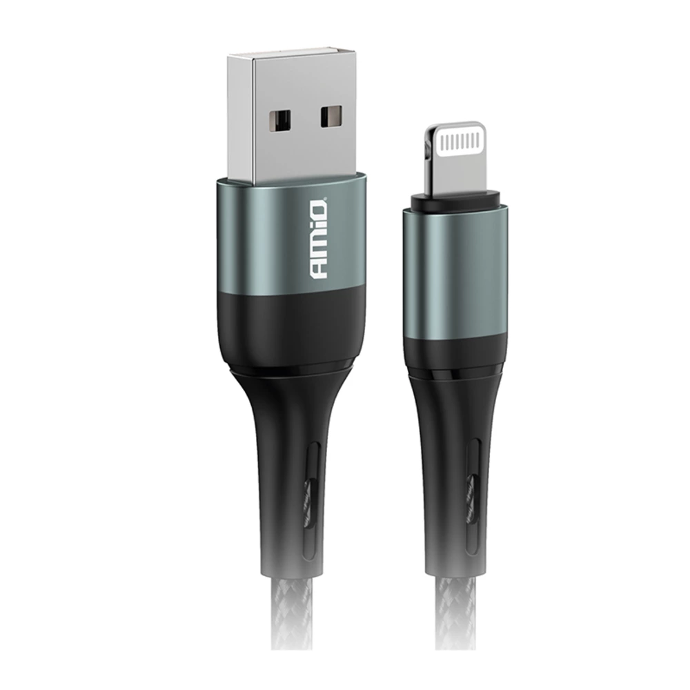 Кабель AMiO FullLINK USB-A - Lightning 3A 100см (03913/039137) Кабель AMiO FullLINK USB-A - Lightning 3A 100см (03913/039137)
