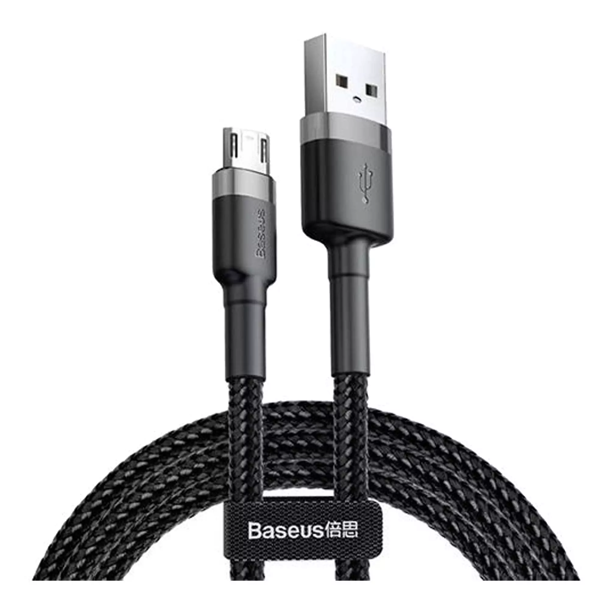 Кабель Baseus Cafule USB Micro 1.5A 2M черно-серый Кабель Baseus Cafule USB Micro 1.5A 2M черно-серый