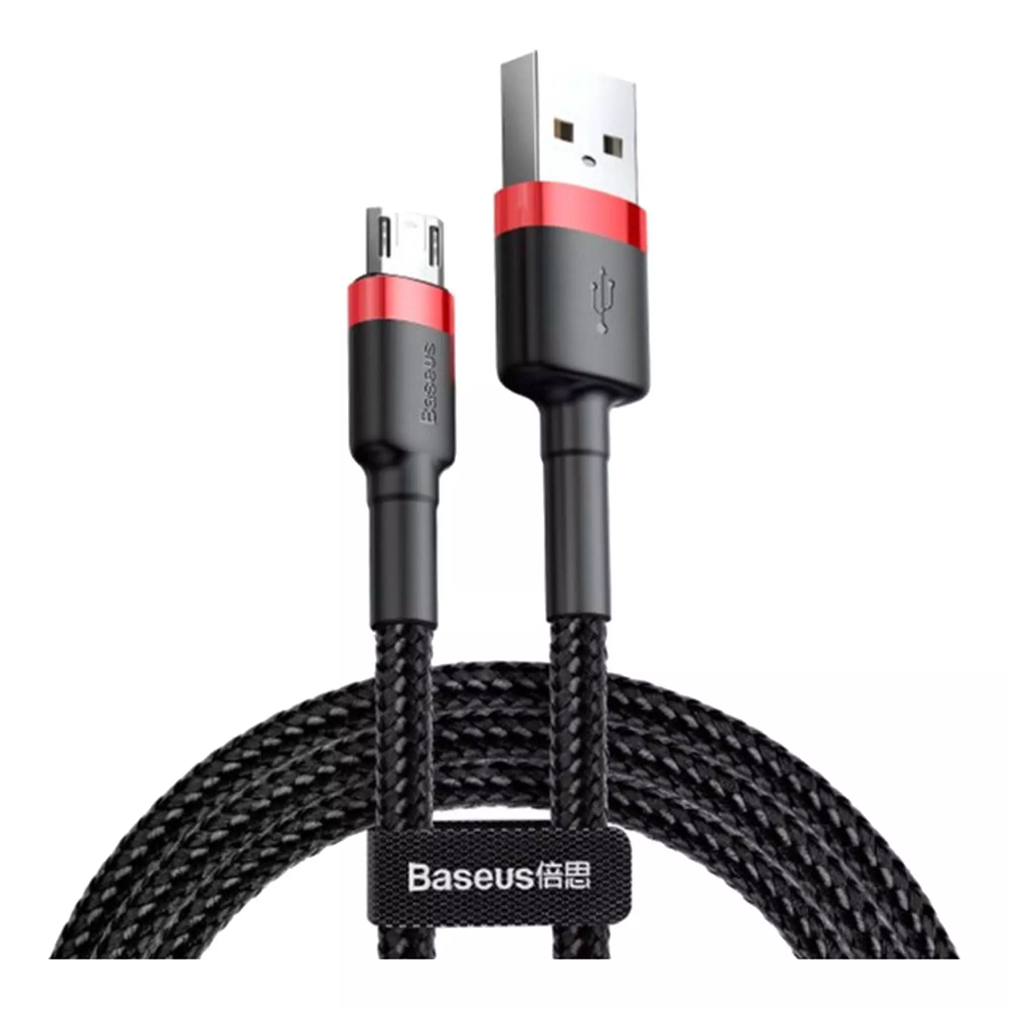 Кабель Baseus Cafule USB Micro 1м черно-красный