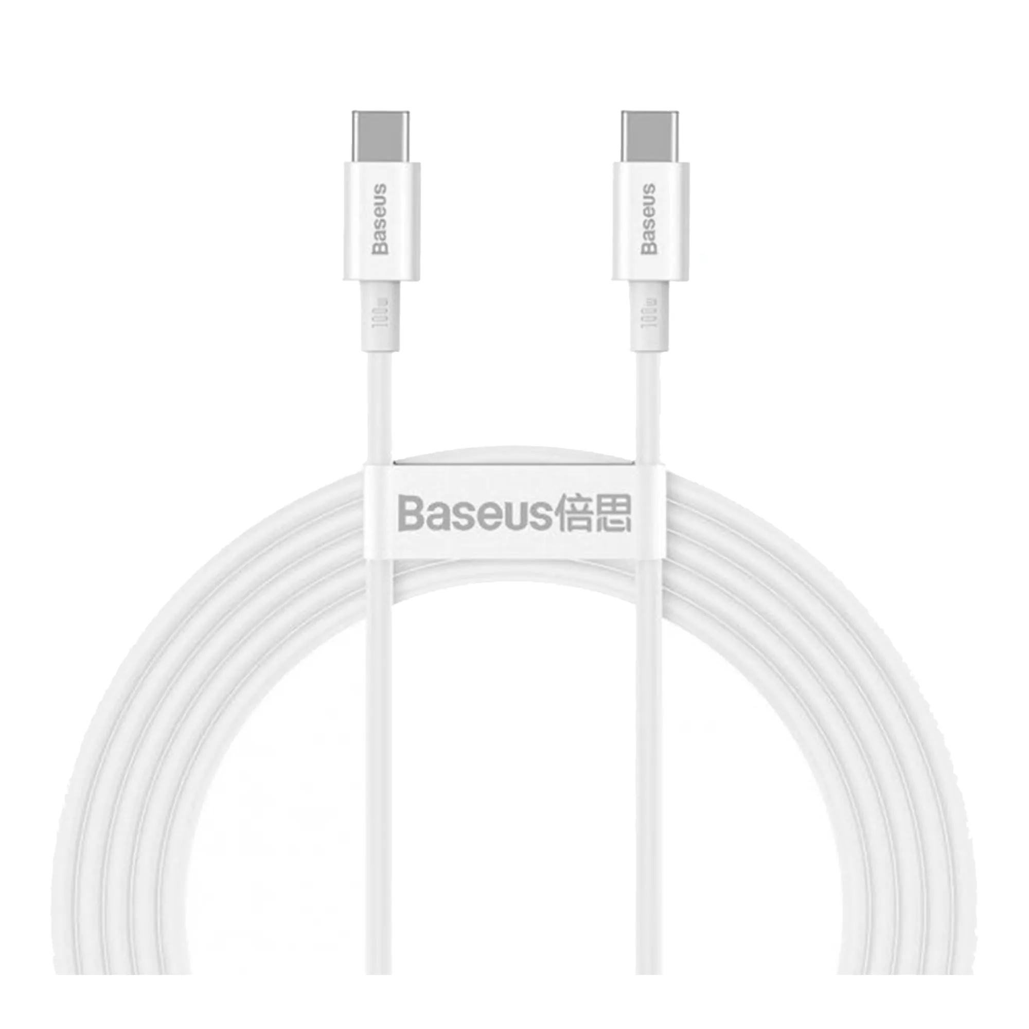 Кабель Baseus Superior Series Fast Charging Data Cable Type-C to Type-C 100W 1m White (CATYS-B02)(326900003)