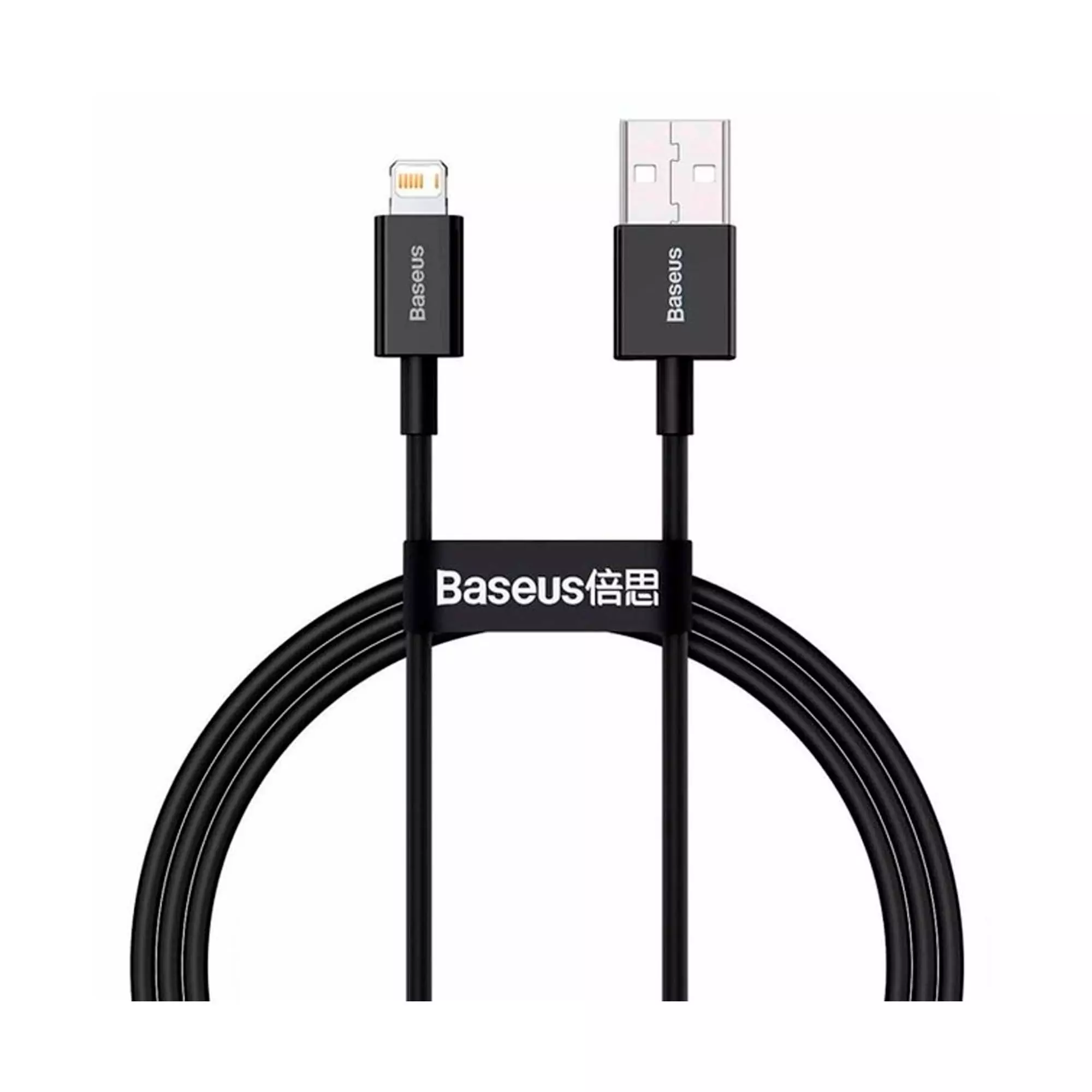 Кабель Baseus USB to Lightning 2.4A 1m черный (CALYS-A01)