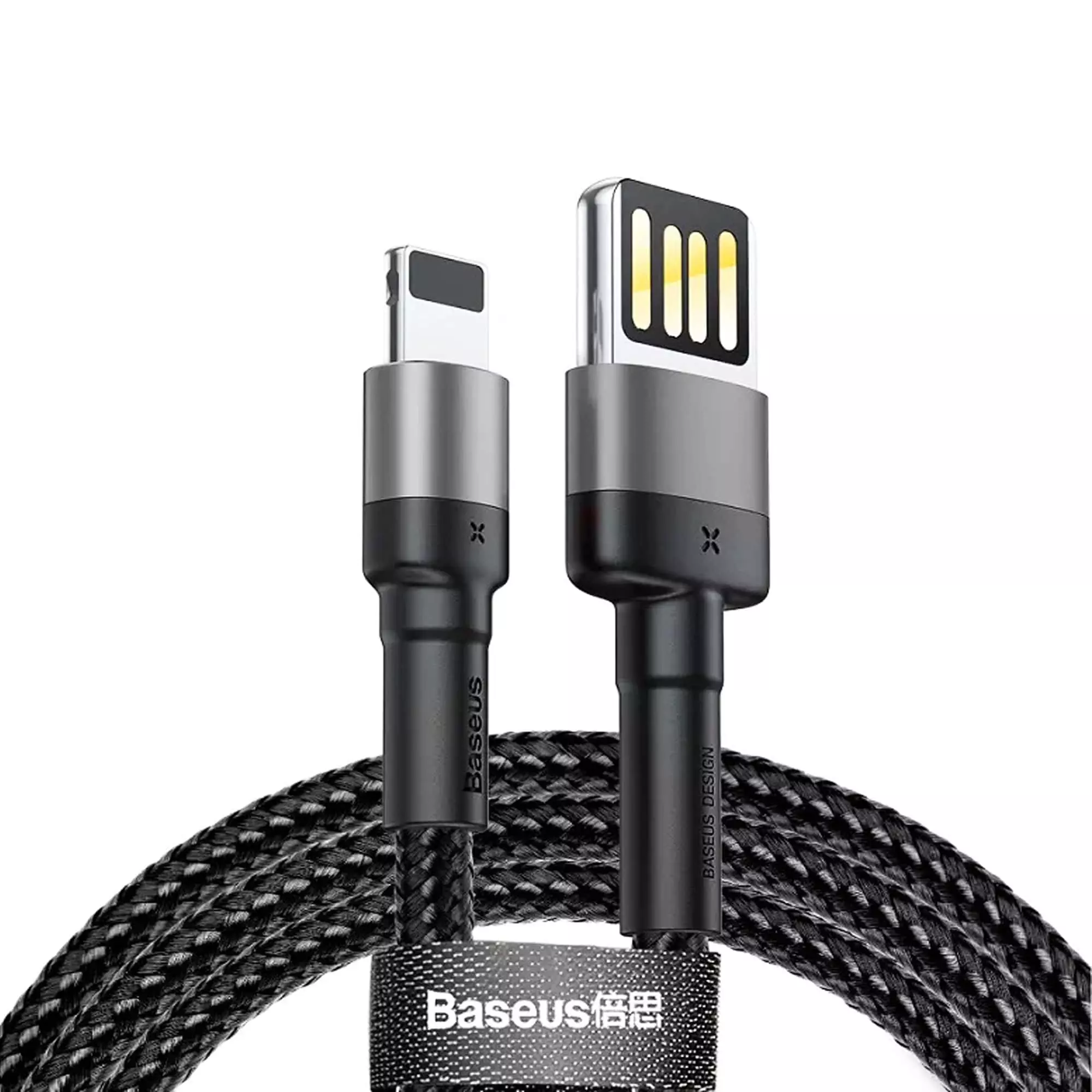 Кабель Baseus USB to Lightning 2.4A 1m серо-черный (CALKLF-GG1)