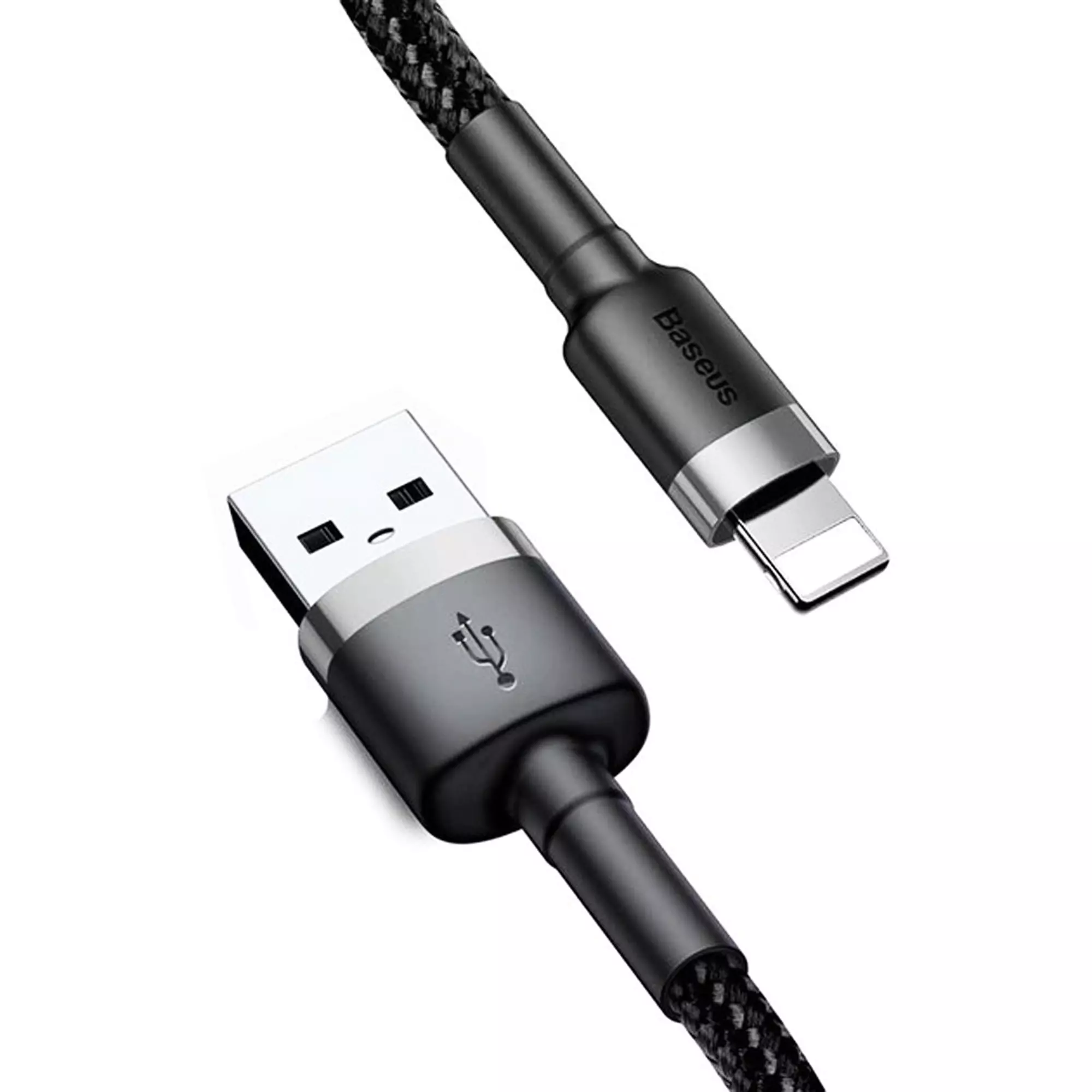 Кабель Baseus USB to Lightning 2A 3m серо-черный (CALKLF-RG1) Кабель Baseus USB to Lightning 2A 3m серо-черный (CALKLF-RG1)