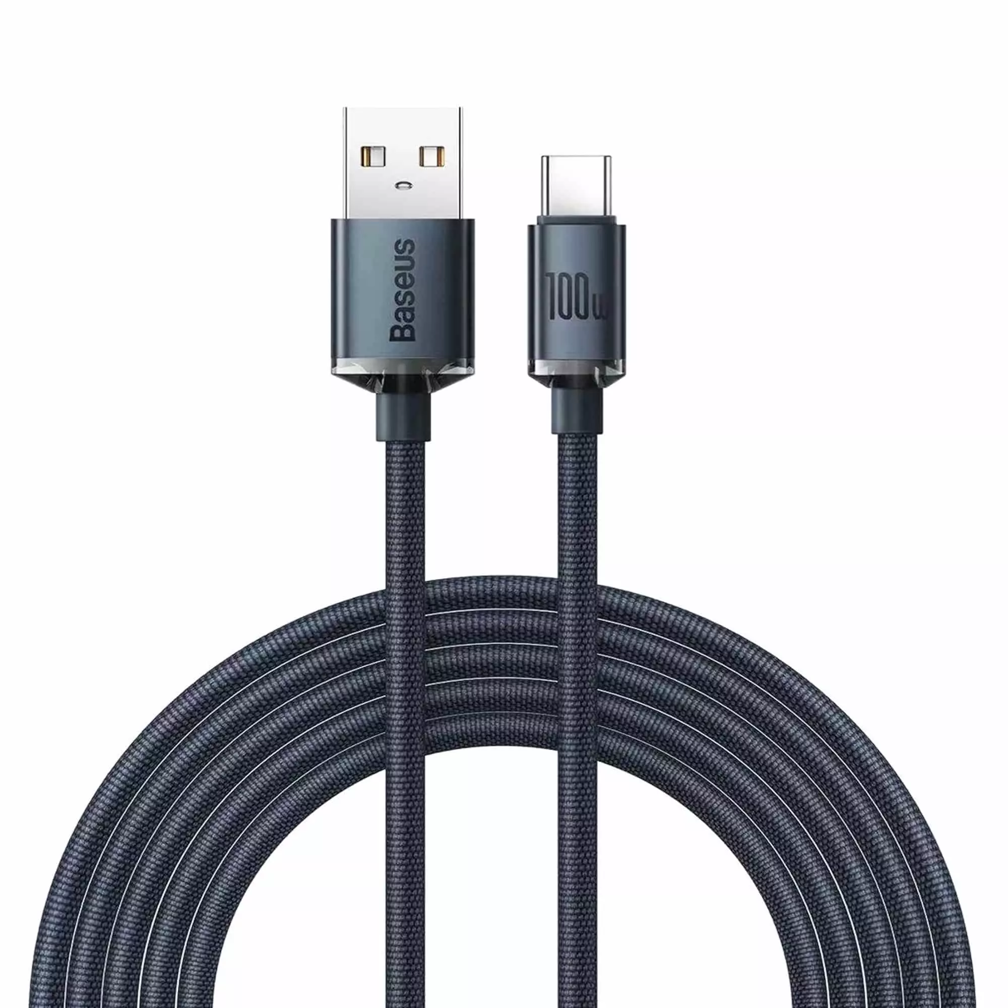Кабель Baseus USB to Type-C 100W 2m черный (CAJY000501) Кабель Baseus USB to Type-C 100W 2m черный (CAJY000501)