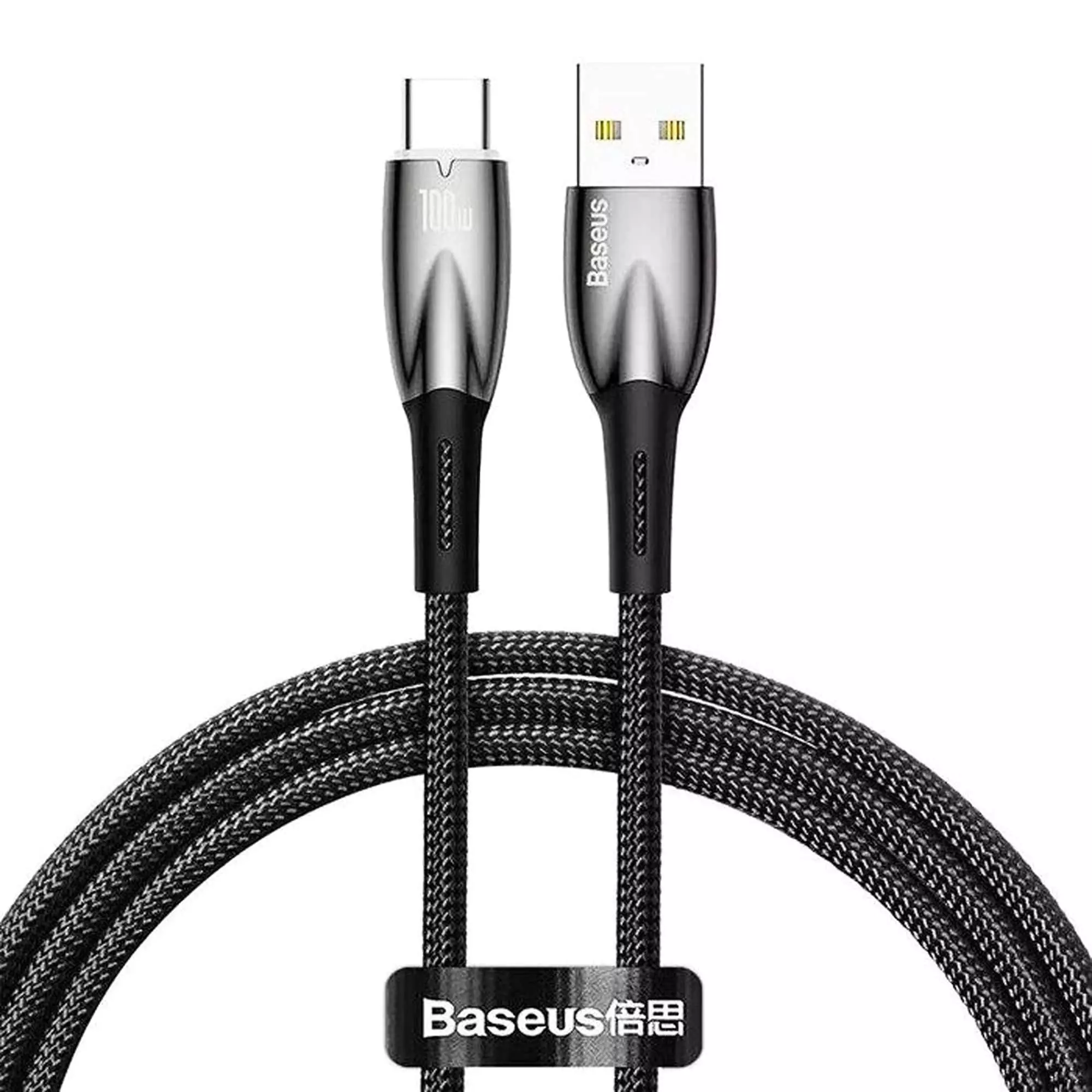 Кабель Baseus USB Type-C 100W 1m черный (CADH000401) Кабель Baseus USB Type-C 100W 1m черный (CADH000401)