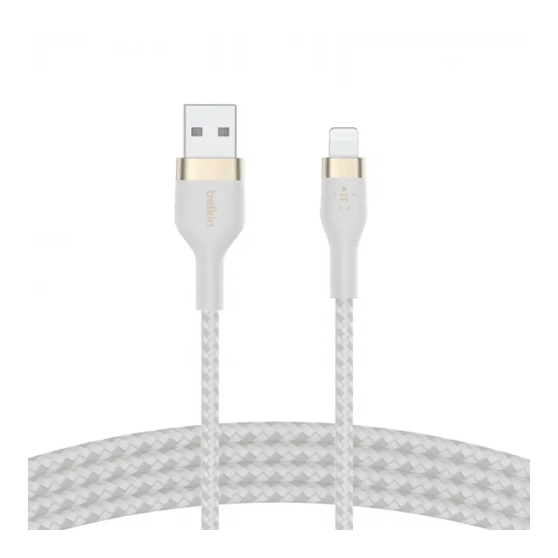 Кабель Belkin USB-A Lightning белый (CAA010BT1MWH) Кабель Belkin USB-A Lightning белый (CAA010BT1MWH)