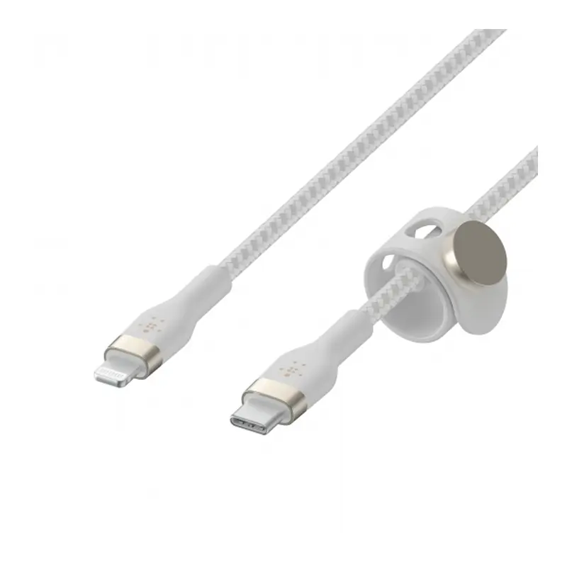 Кабель Belkin USB-С - Lightning 1м белый (CAA011BT1MWH) Кабель Belkin USB-С - Lightning 1м белый (CAA011BT1MWH)