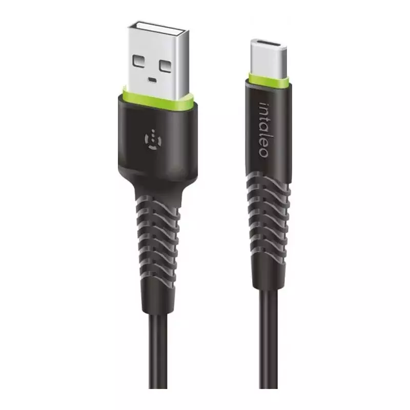 Кабель Intaleo CBFLEXT2 USB - USB Type-C 2 м Black (1283126521423)