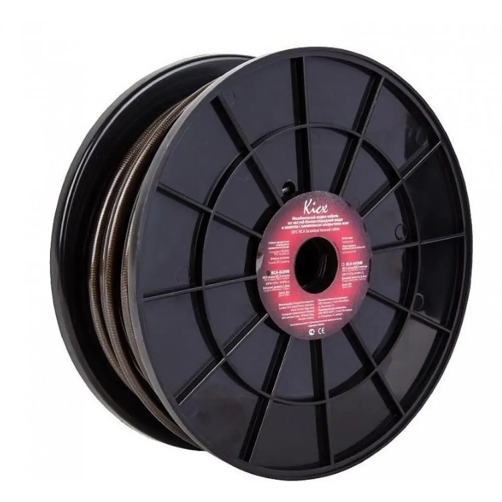 Кабель межблочный Kicx RCA-0230B 1м (3720) Кабель межблочный Kicx RCA-0230B 1м (3720)