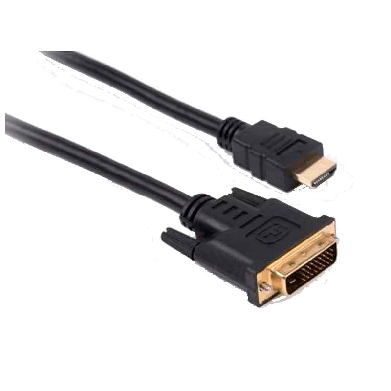 Кабель мультимедийный Vinga HDMI to DVI 24+1 5.0m (HDMIDVI01-5.0) Кабель мультимедийный Vinga HDMI to DVI 24+1 5.0m (HDMIDVI01-5.0)