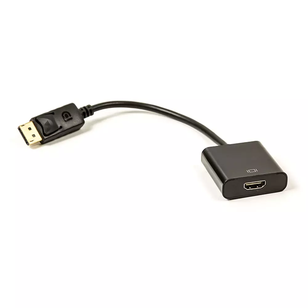 Кабель-перехідник PowerPlant HDMI - DisplayPort 0.15м (CA910830)