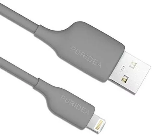 Кабель PURIDEA L02 - Lightning - 1.2m Grey (LO2-Grey)