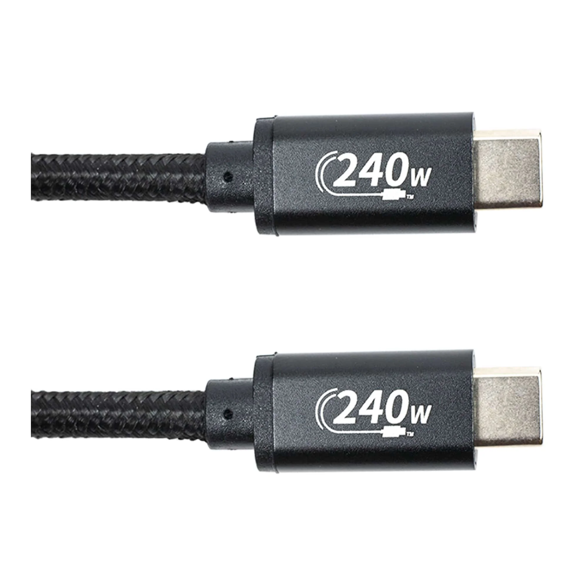 Кабель San Guan USB Type-C-USB Type-C PD 240W 3м черный (CA914128) Кабель San Guan USB Type-C-USB Type-C PD 240W 3м черный (CA914128)