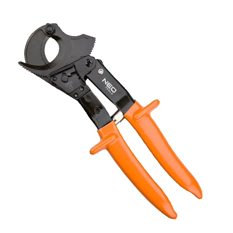 Кабелерез NEO для медных и алюминиевых кабелей, 250 мм, с трещеткой (01 ...