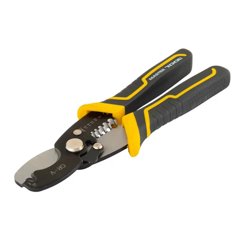 Кабелеріз зі знімачем ізоляції Mastertool Mn65 10,5 мм/1,3 - 8,0 мм² (75-2275) Кабелеріз зі знімачем ізоляції Mastertool Mn65 10,5 мм/1,3 - 8,0 мм² (75-2275)