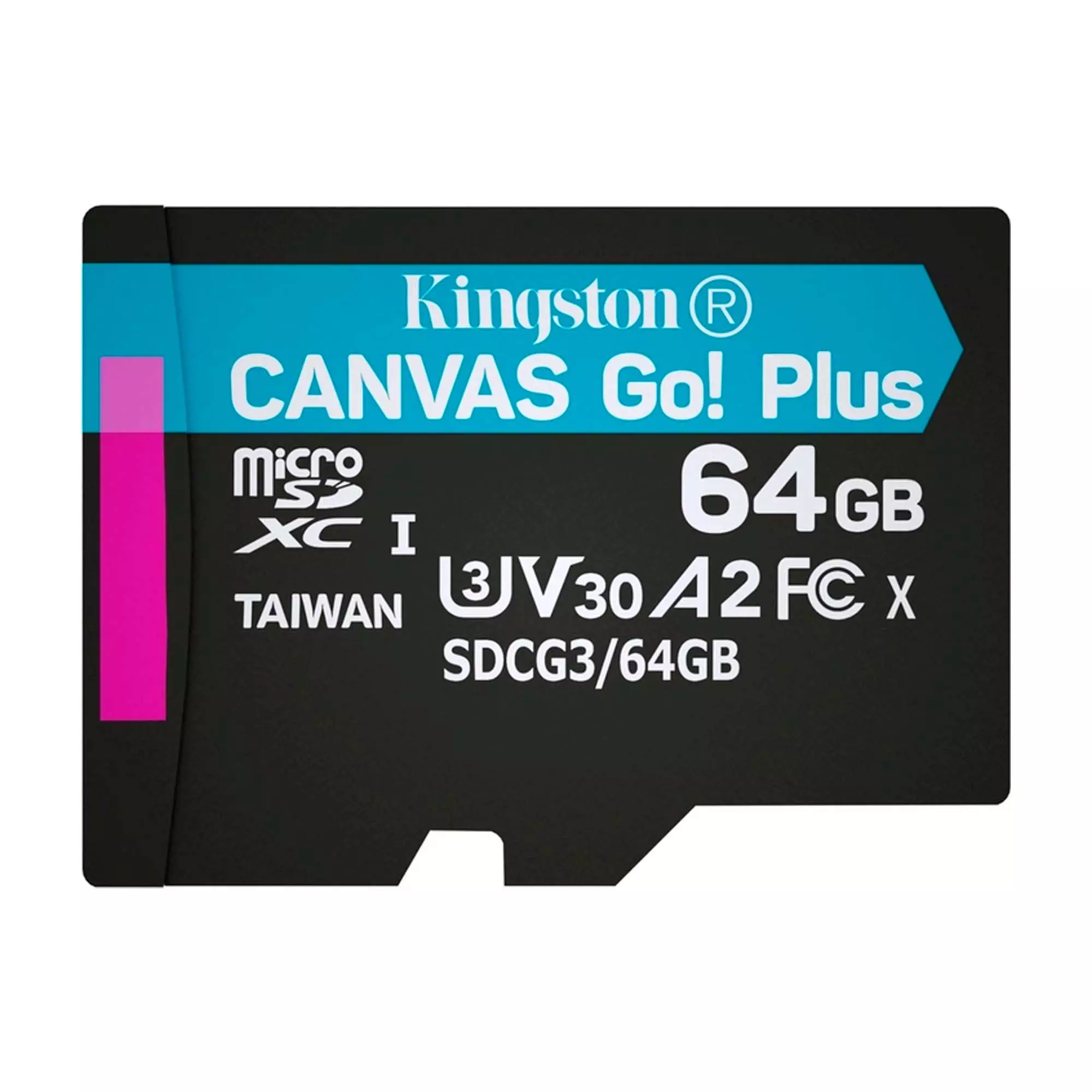 Карта памяти Kingston microSDXC 64GB Canvas Go Plus A2 U3 +SD Карта памяти Kingston microSDXC 64GB Canvas Go Plus A2 U3 +SD