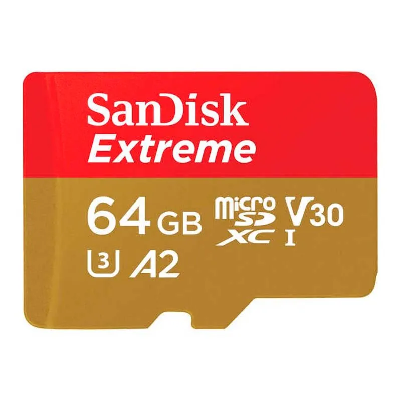 Карта памяти SanDisk microSD 64GB C10 UHS-I U3 R170/W80MB/s Extreme V30 (SDSQXAH-064G-GN6MN) Карта памяти SanDisk microSD 64GB C10 UHS-I U3 R170/W80MB/s Extreme V30 (SDSQXAH-064G-GN6MN)