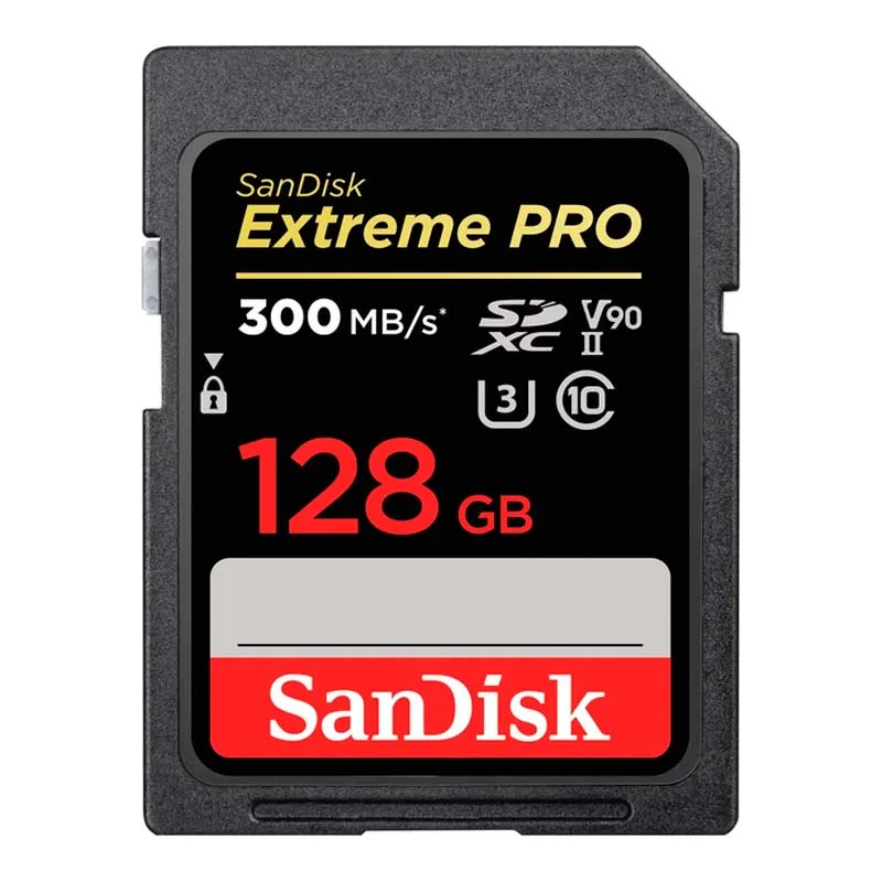 Карта памяти SanDisk SD 128GB C10 UHS-II U3 V90 R300/W260MB/s Extreme Pro (SDSDXDK-128G-GN4IN) Карта памяти SanDisk SD 128GB C10 UHS-II U3 V90 R300/W260MB/s Extreme Pro (SDSDXDK-128G-GN4IN)