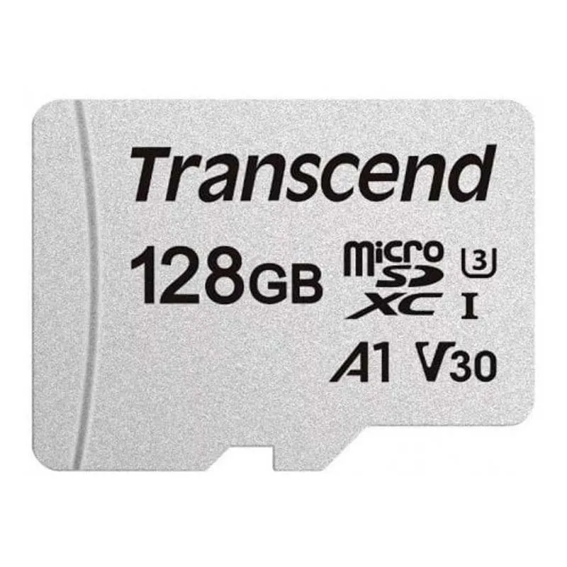 Карта пам'яті Transcend microSD 128GB C10 UHS-I R100/W40MB/s + SD (TS128GUSD300S-A) Карта пам'яті Transcend microSD 128GB C10 UHS-I R100/W40MB/s + SD (TS128GUSD300S-A)