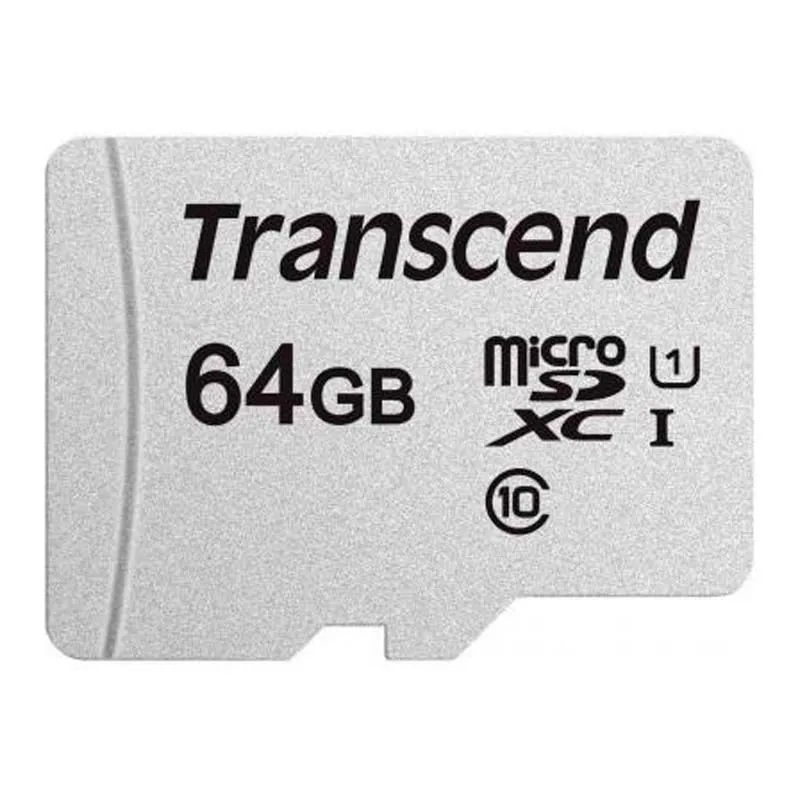 Карта пам'яті Transcend microSD 64GB C10 UHS-I R100/W20MB/s (TS64GUSD300S) Карта пам'яті Transcend microSD 64GB C10 UHS-I R100/W20MB/s (TS64GUSD300S)