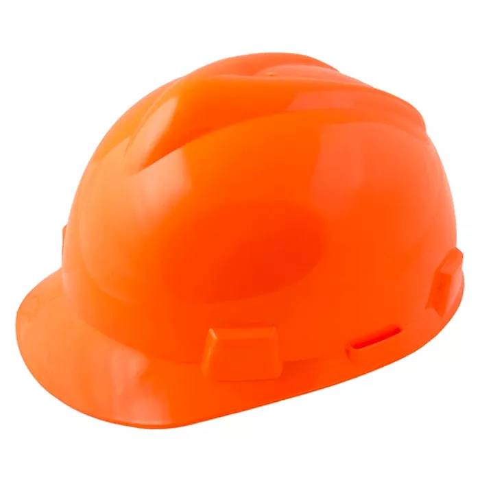 Каска строительная "V" MASTER TOOL оранжевая (строители) (81-1006)