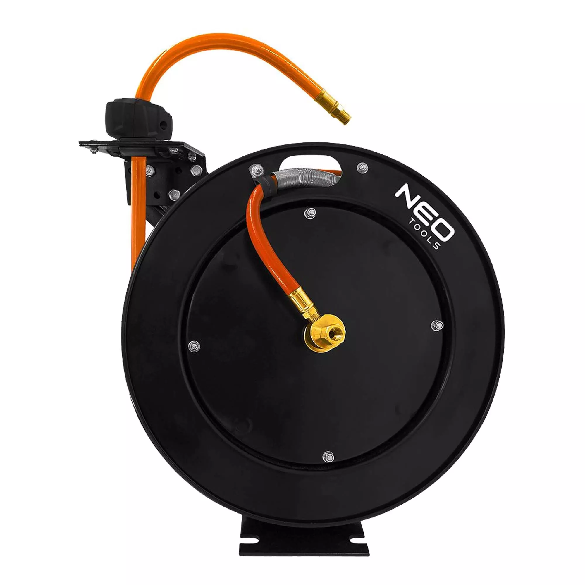 Катушка пневматическая NEO TOOLS металлическая открытая 9,5 мм x 15 м тяжелая