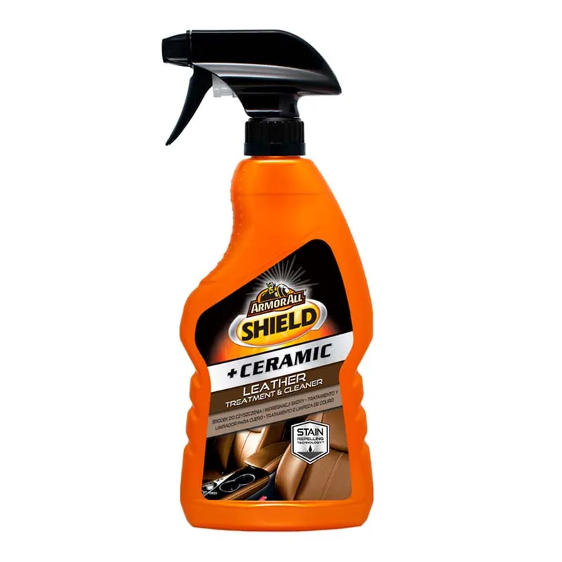 Керамический очиститель кожаных поверхностей ArmorAll Shield + Ceramic Leather Treatment & Cleaner 500 мл (Е303507200) Керамический очиститель кожаных поверхностей ArmorAll Shield + Ceramic Leather Treatment & Cleaner 500 мл (Е303507200)