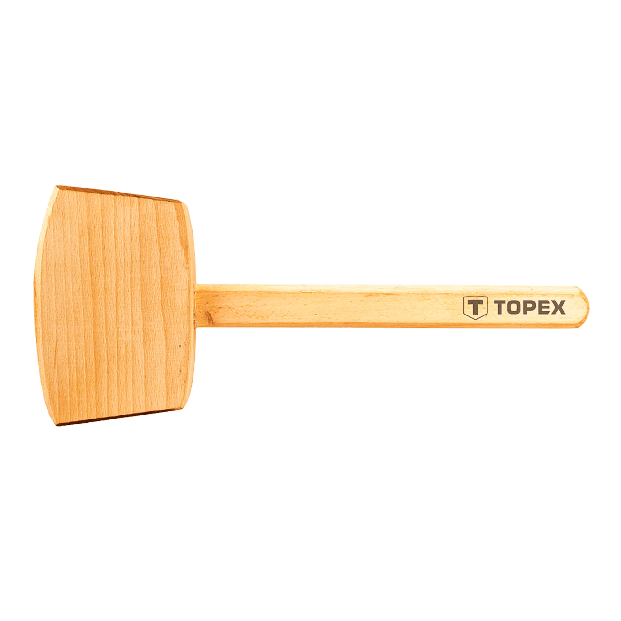Киянка деревянная TOPEX 500 г, деревянная рукоятка (02A050)