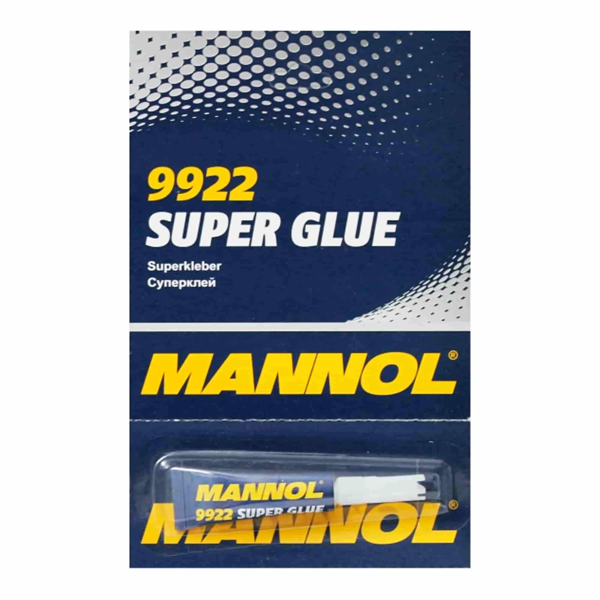 Клей на молекулярній основі MANNOL Super Glue 3г (9922)