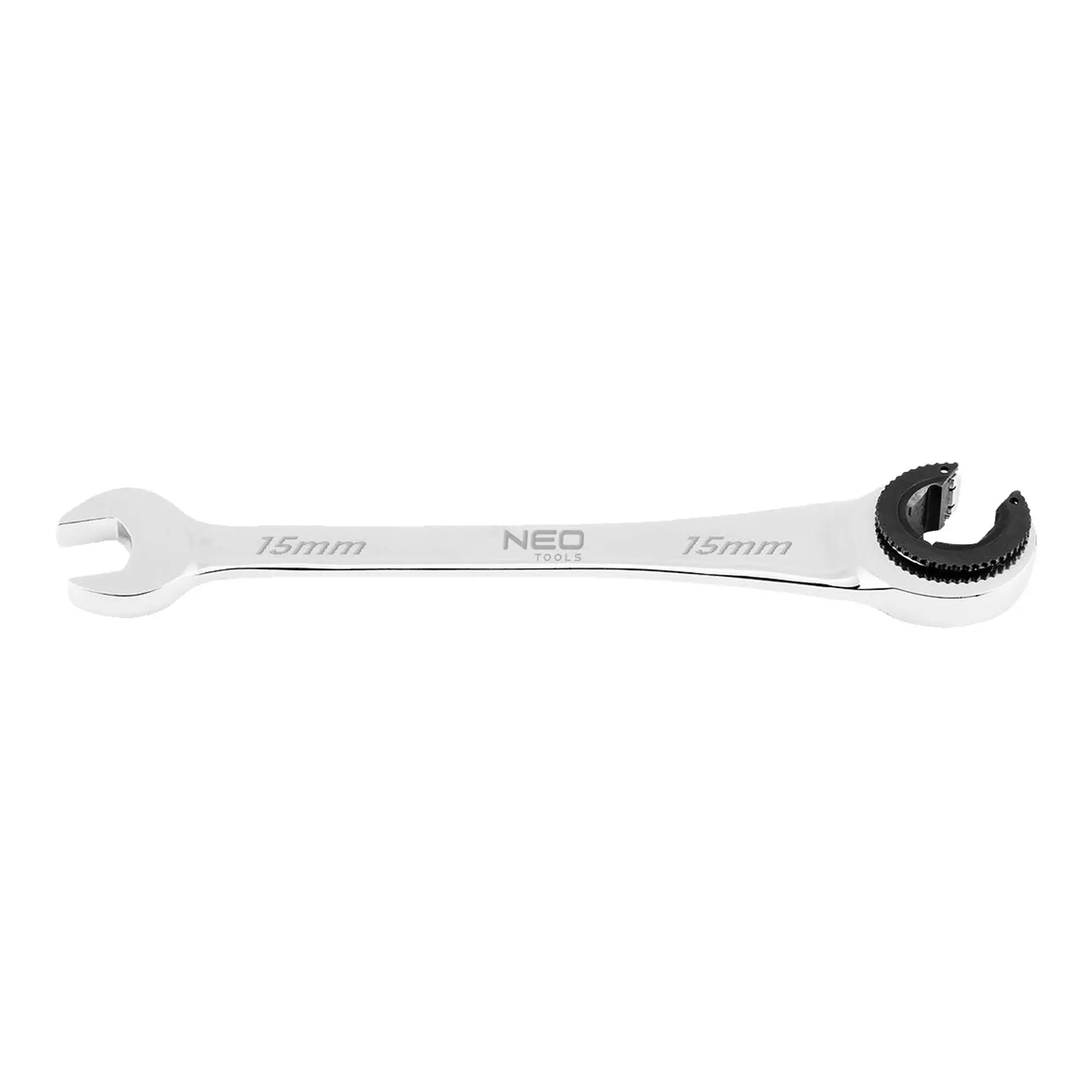 Ключ комбинированный NEO TOOLS разводной с трещоткой 15 мм (09-262) Ключ комбинированный NEO TOOLS разводной с трещоткой 15 мм (09-262)