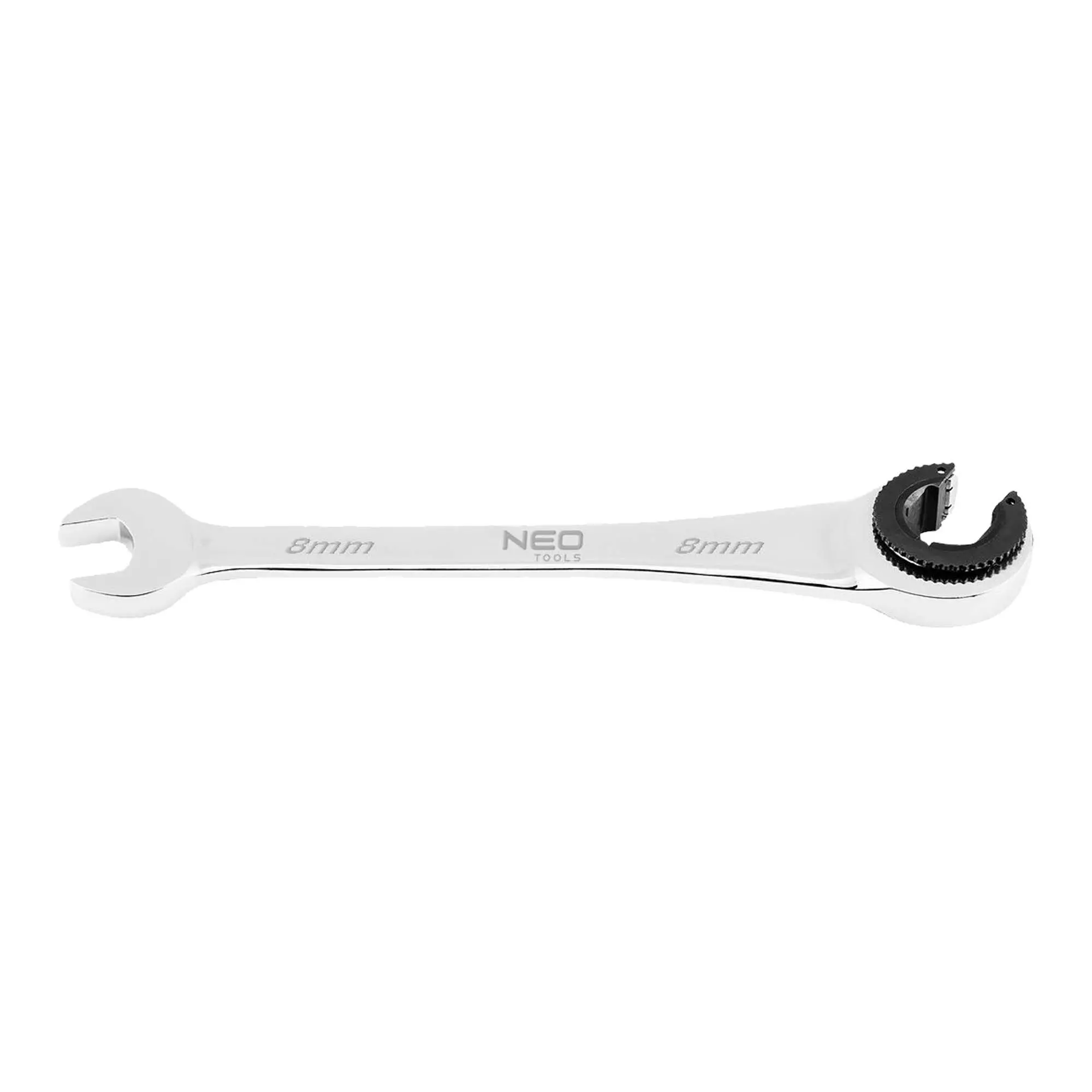 Ключ комбинированный NEO TOOLS разводной с трещоткой 8 мм (09-255)