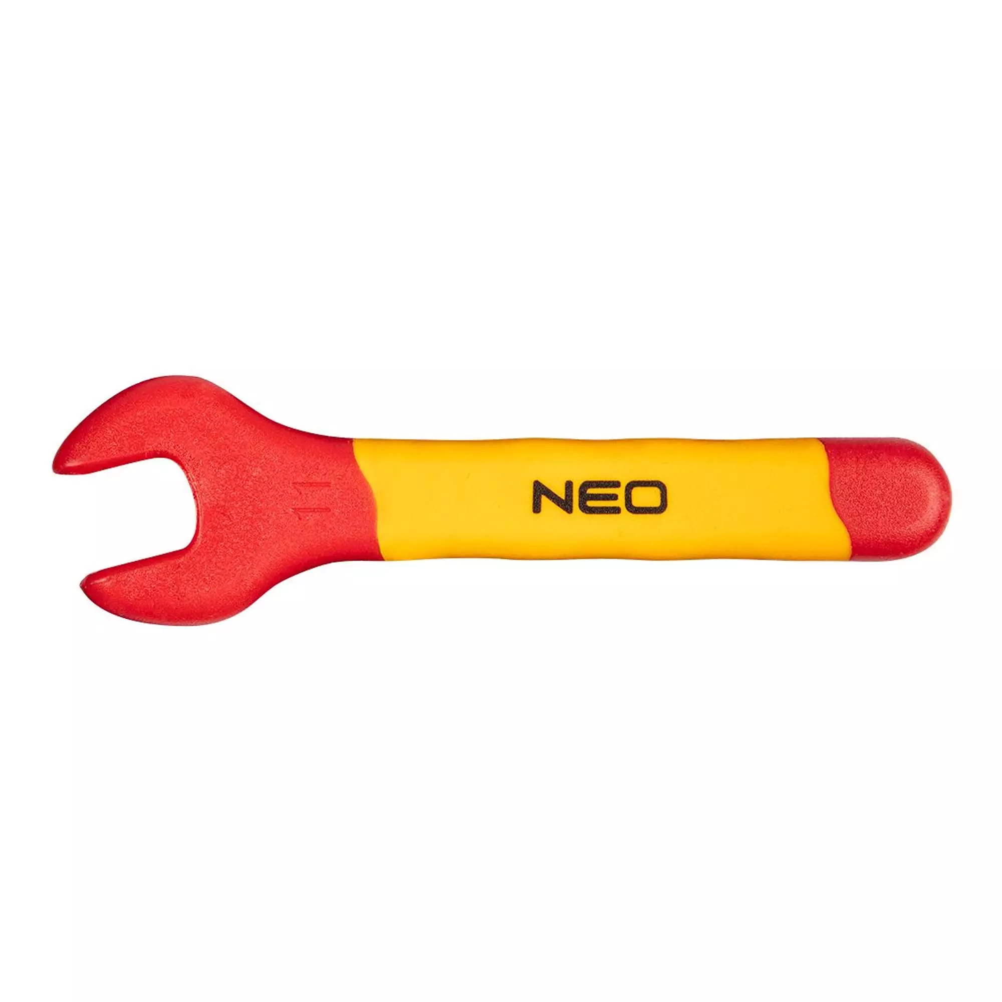 Ключ NEO TOOLS с открытым зевом односторонний 11 мм 1000V (01-115) Ключ NEO TOOLS с открытым зевом односторонний 11 мм 1000V (01-115)