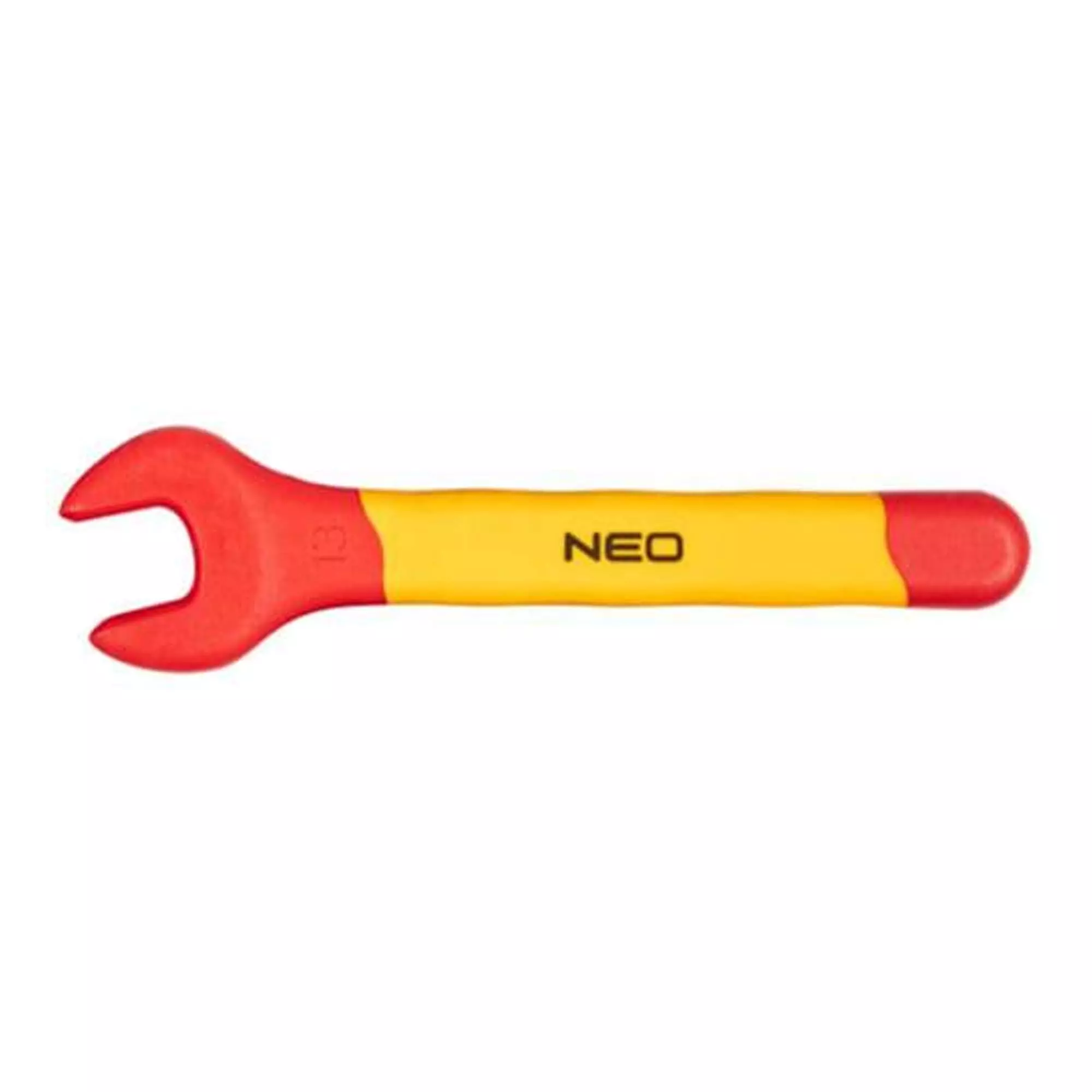Ключ NEO TOOLS с открытым зевом односторонний 13 мм 1000V (01-117) Ключ NEO TOOLS с открытым зевом односторонний 13 мм 1000V (01-117)