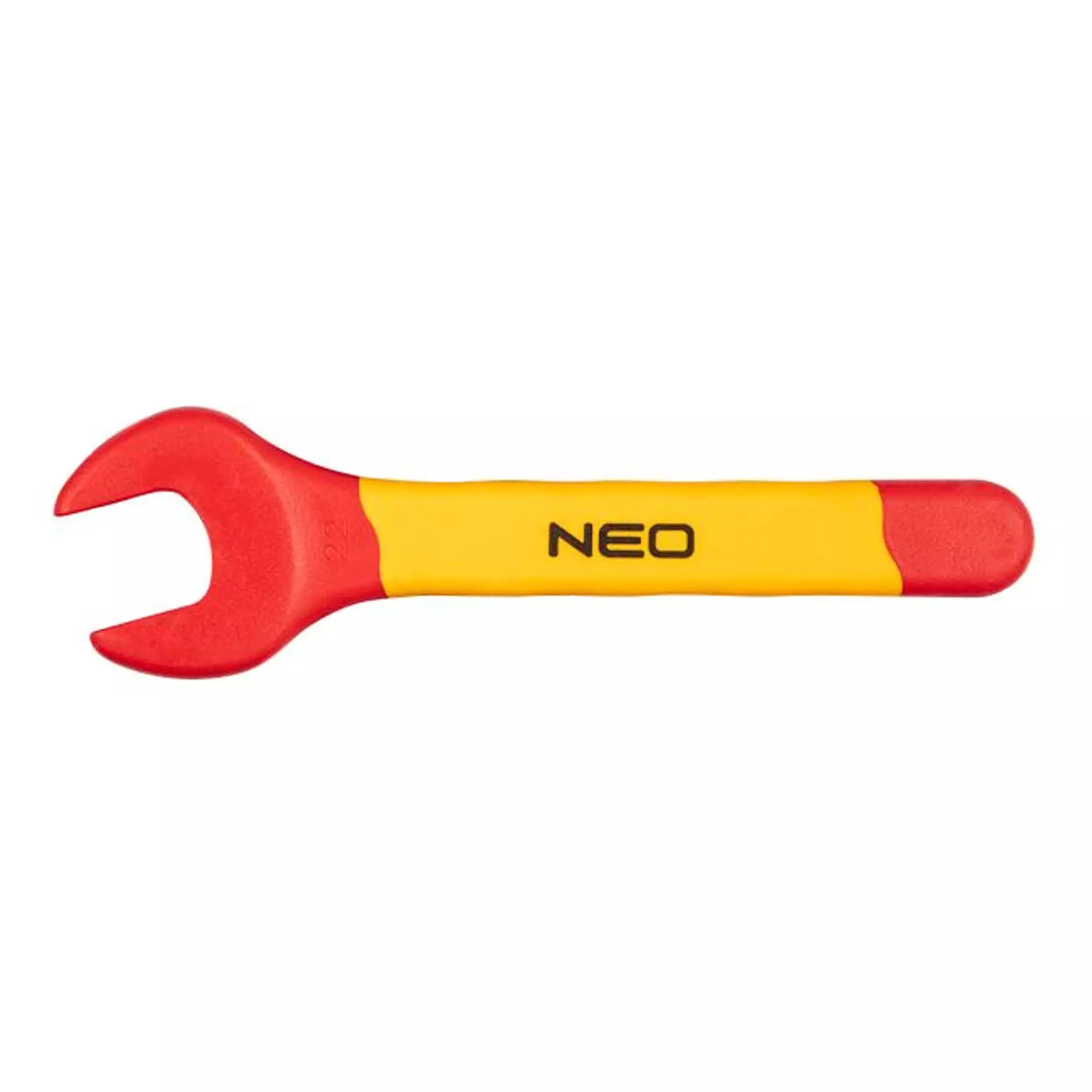 Ключ NEO TOOLS с открытым зевом односторонний 22 мм 1000V (01-125) Ключ NEO TOOLS с открытым зевом односторонний 22 мм 1000V (01-125)