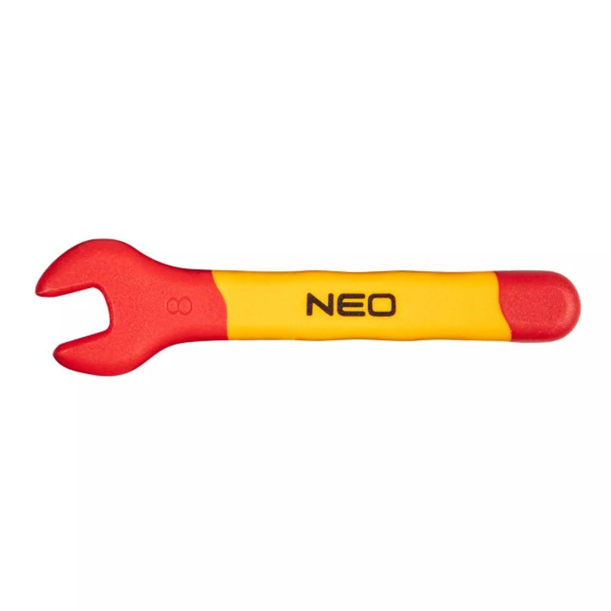 Ключ NEO TOOLS с открытым зевом односторонний 8 мм 1000V (01-112) Ключ NEO TOOLS с открытым зевом односторонний 8 мм 1000V (01-112)
