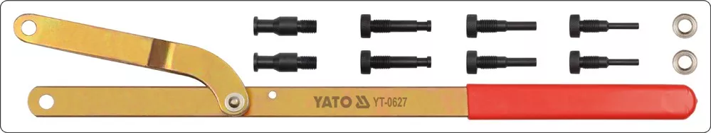 Ключ с насадками для шкива Yato 11 деталей (YT-0627)