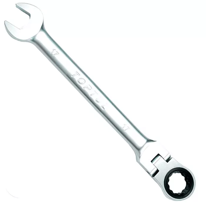 Ключ TOPTUL комбинированный с трещоткой и шарниром 11мм (AOAH1111)