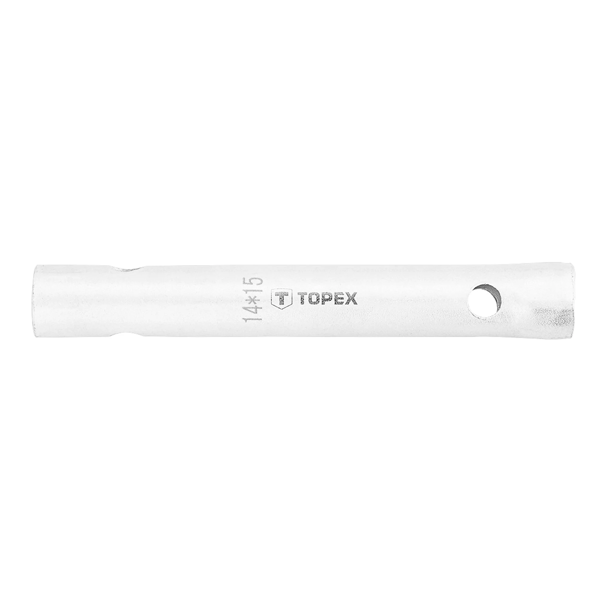 Ключ торцевой двухсторонний трубчатый TOPEX 14 x 15 мм (35D934) Ключ торцевой двухсторонний трубчатый TOPEX 14 x 15 мм (35D934)