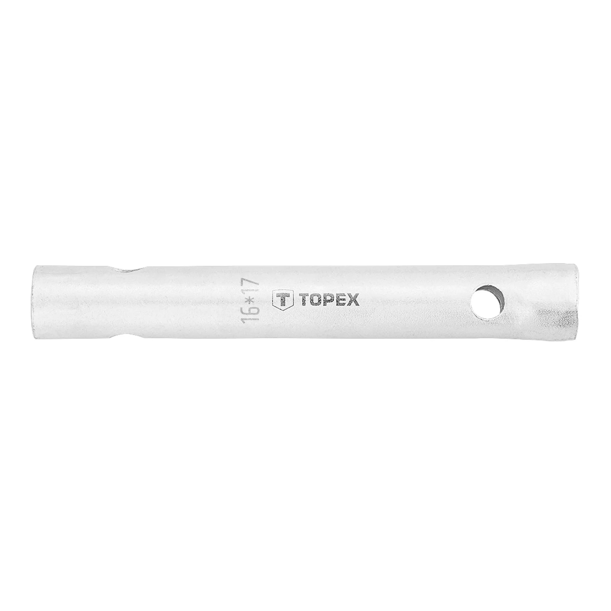Ключ торцевой двухсторонний трубчатый TOPEX 16 x 17 мм (35D935) Ключ торцевой двухсторонний трубчатый TOPEX 16 x 17 мм (35D935)