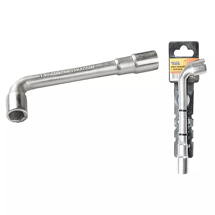 Ключ торцевой MASTER TOOL с отверстием L-образный 12 мм, CRV (73-4012) Ключ торцевой MASTER TOOL с отверстием L-образный 12 мм, CRV (73-4012)