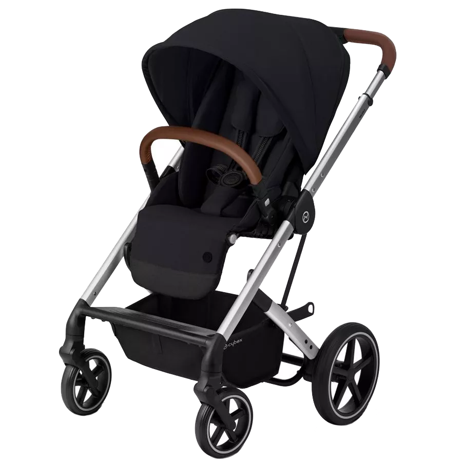 Коляска Cybex Balios S Lux SLV Deep Black black (с бампером) (520001249) Коляска Cybex Balios S Lux SLV Deep Black black (с бампером) (520001249)