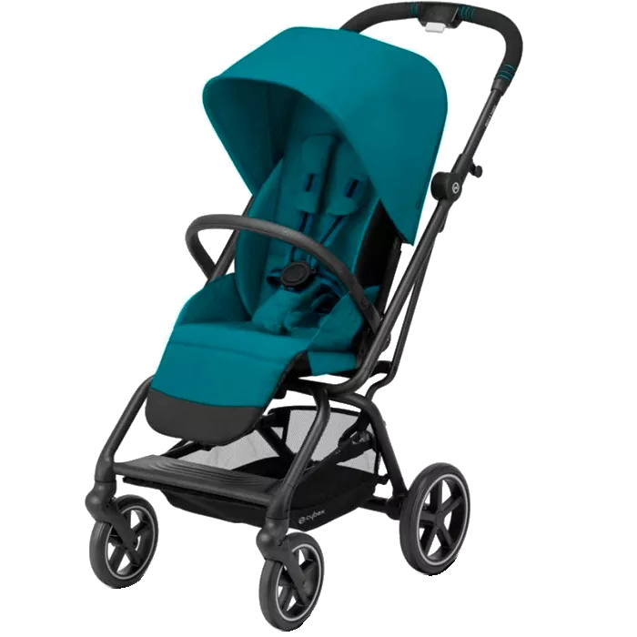 Коляска Cybex Eezy S Twist+ 2 BLK B River Blue turquoise (с бампером) (520001949)