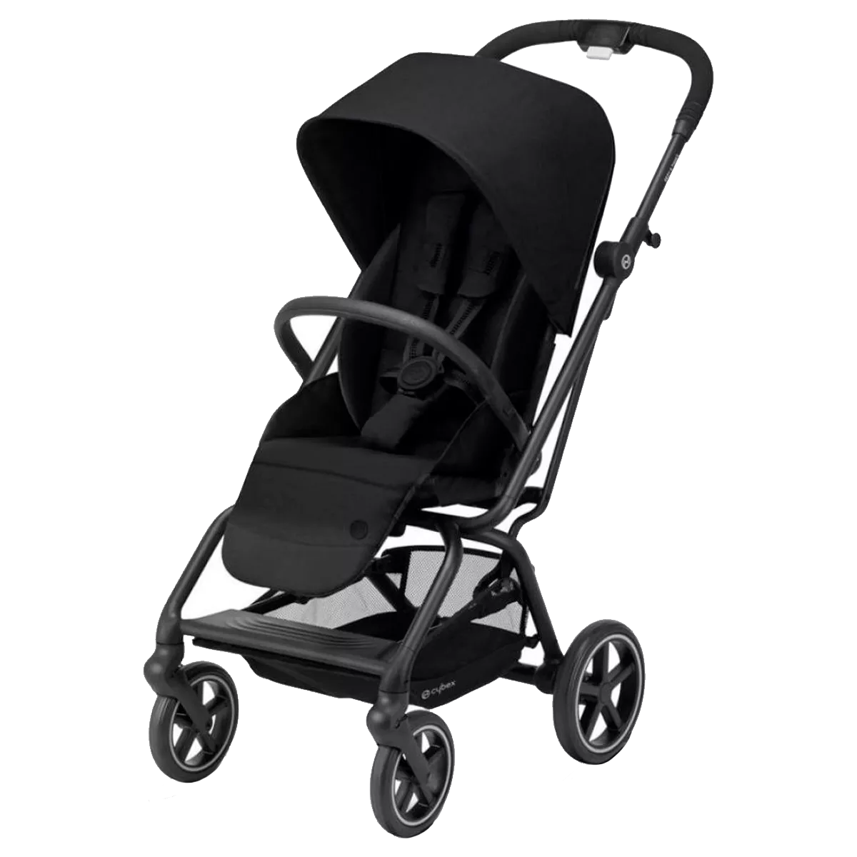 Коляска Cybex Eezy S Twist+ 2 BLK Deep Black black (с бампером) (520001957) Коляска Cybex Eezy S Twist+ 2 BLK Deep Black black (с бампером) (520001957)