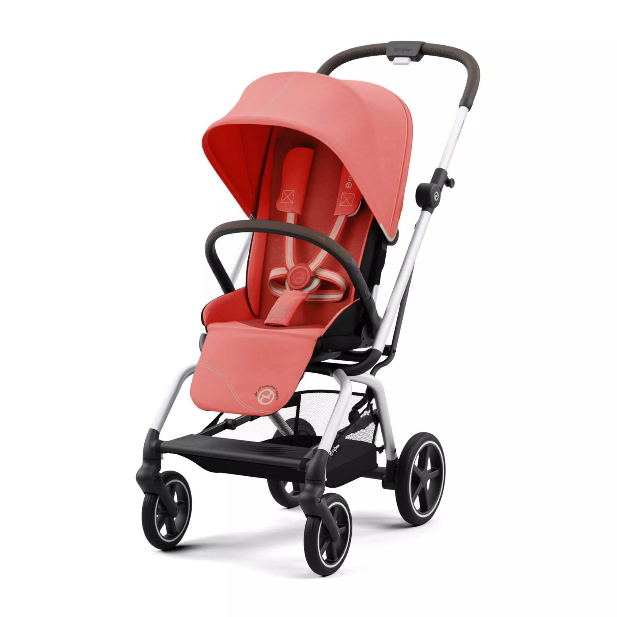 Коляска Cybex Eezy S Twist+ 2 SLV Hibiscus Red (522001127) Коляска Cybex Eezy S Twist+ 2 SLV Hibiscus Red (522001127)