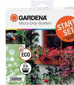 КОМПЛЕКТ МІКРОКРАПЛИННОГО ПОЛИВАННЯ ДЛЯ КВІТКОВИХ ЯЩИКІВ БАЗОВИЙ GARDENA (01402-20.000.00) КОМПЛЕКТ МІКРОКРАПЛИННОГО ПОЛИВАННЯ ДЛЯ КВІТКОВИХ ЯЩИКІВ БАЗОВИЙ GARDENA (01402-20.000.00)