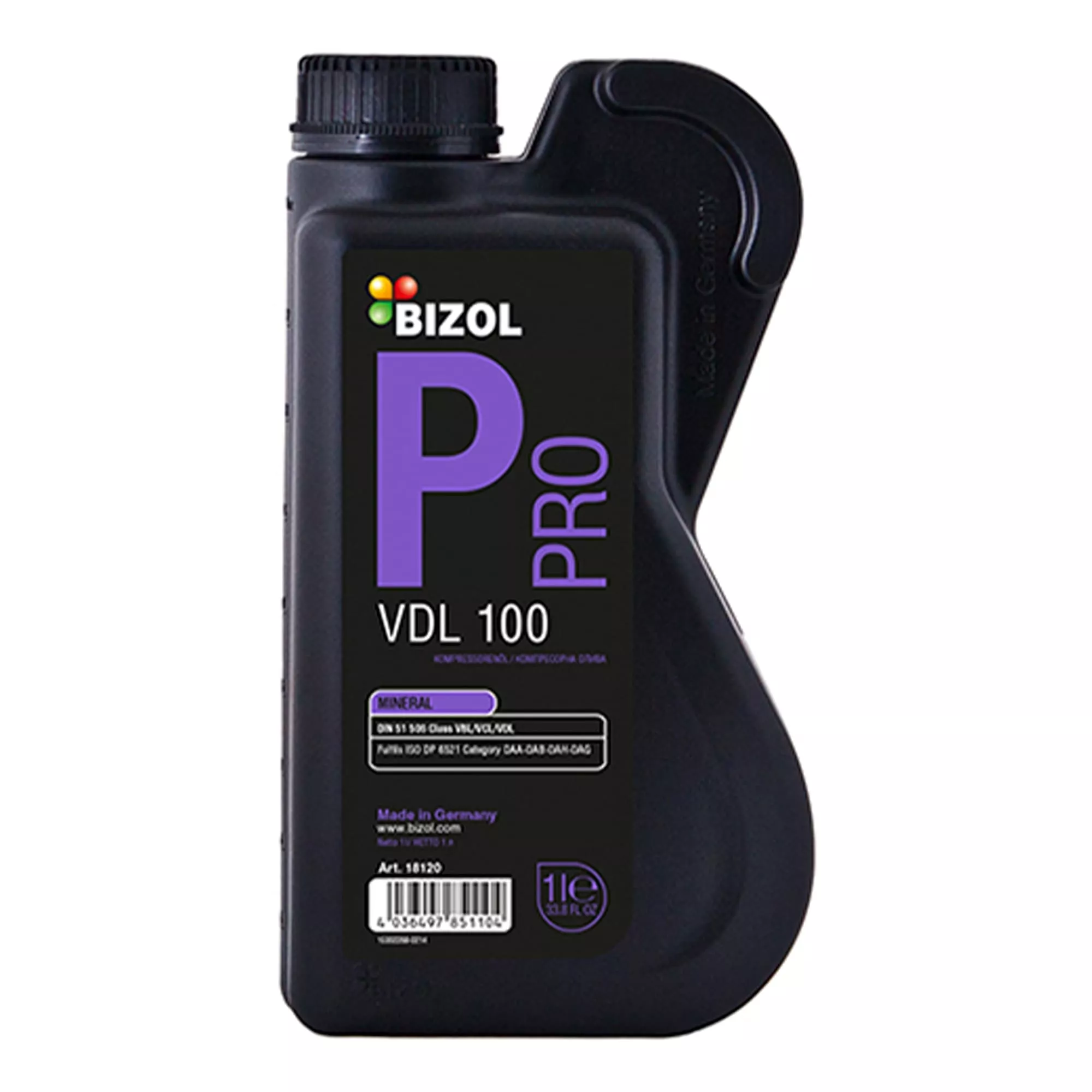 Компресорна олива BIZOL Pro VDL 100 1л (B18120) Компресорна олива BIZOL Pro VDL 100 1л (B18120)